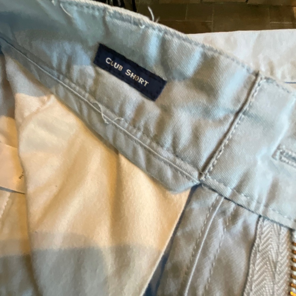 Vineyard Vines Club‎ Shorts Mens 30 Light Blue Cotton Flat Front Chino Shorts - Picture 5 of 11